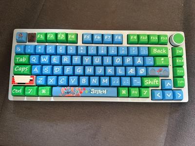 Danish full ISO/Ansi XDA Keycapset