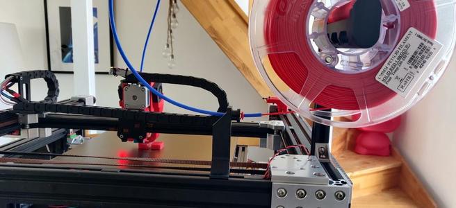 Reverse Bowden for 2020 extrusion & 2020 vertical mount for Filler 