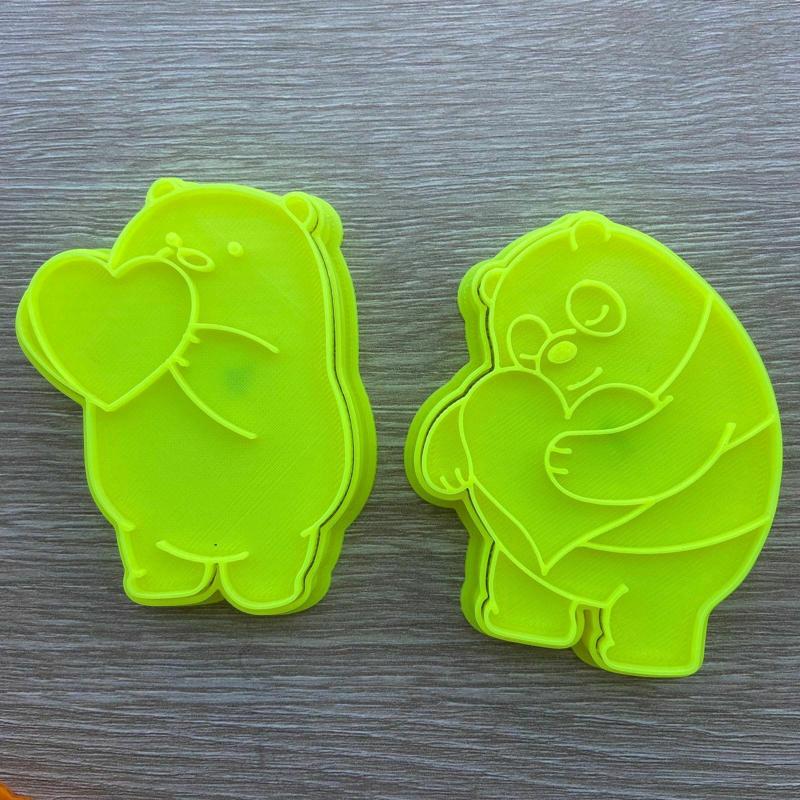 LOVE OUTRAGEOUS BEAR CUTTERS - CUTE BEAR CUTTER COOKIES