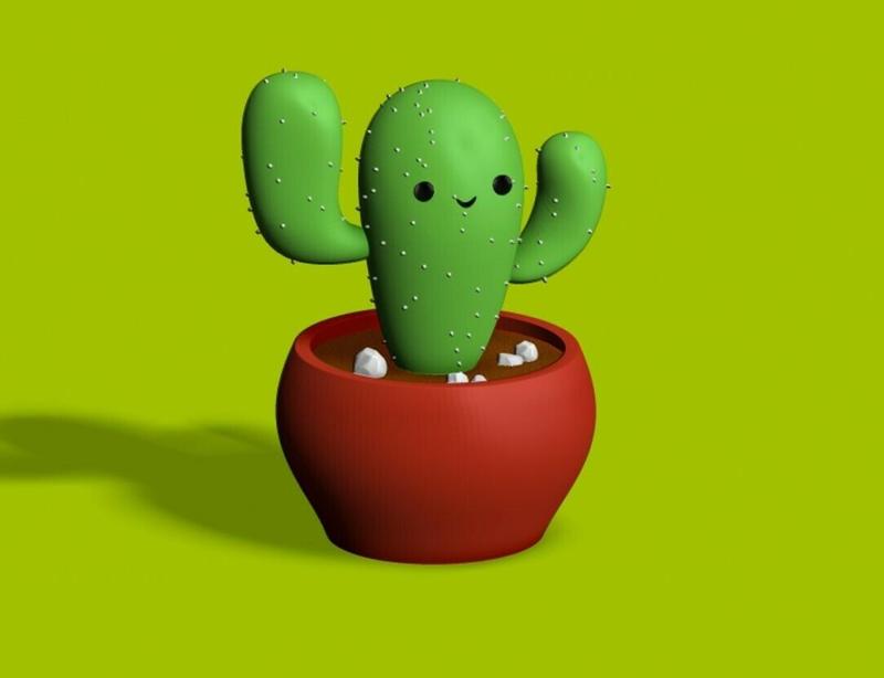 Decorative cactus model