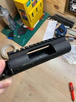 High scope rail for VSR10