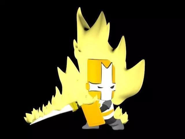 Castle crasher orange