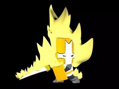 Castle crasher orange