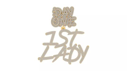 Custom Fully Iced-Out Diamond Pendant