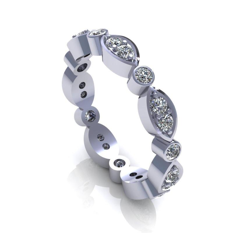 Woman Diamond Wedding Ring