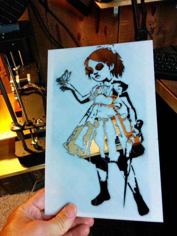 Little Sister Stencil