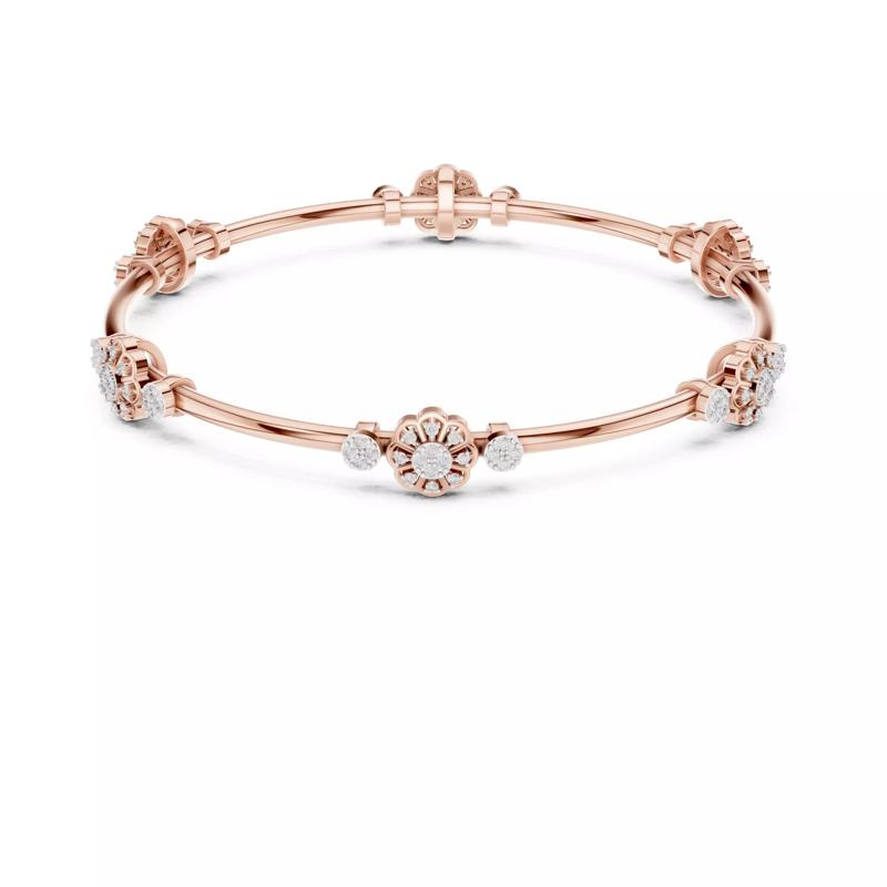 Diamond Bracelet 3dm stl renders details 360 view animation