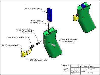 Integrated Catch Handle