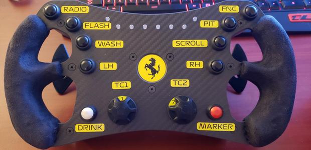 2020 488 Challenge Evo Steering Wheel [DIY]