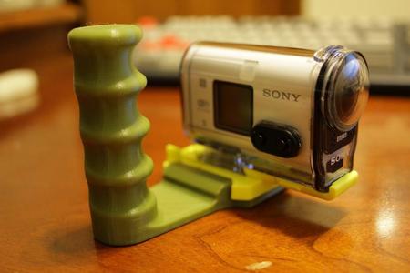 Sony Action Cam's action handle.
