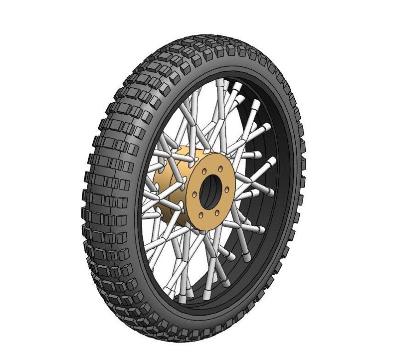 ARX 540/X-RIDER/REELY DIRT BIKE front cross rim