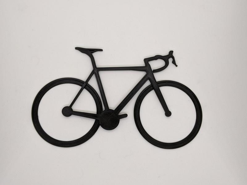 Wall decoration racing bike