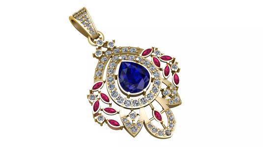 RUSSIAN FANCY PENDANT 3D PRINTABLE MODEL