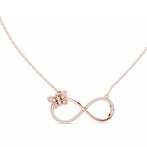 Infinity Butterfly Diamond Pendant 3dm stl renders Animation