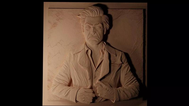 Rick Blaine CNC 3d Print High Relief Sand Casting