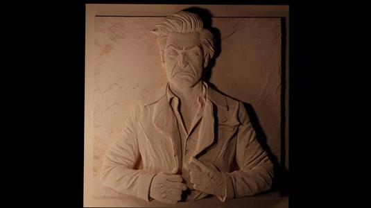 Rick Blaine CNC 3d Print High Relief Sand Casting