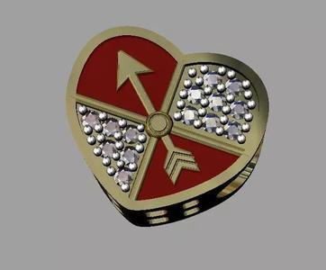 Heart Pandora Bead