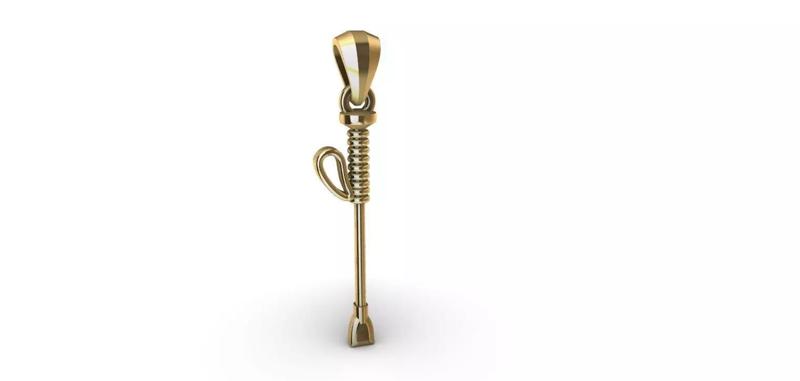 Riding Whip Pendant