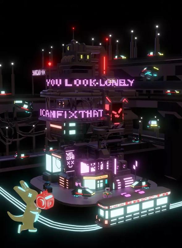 cyberbuilding 3d blender