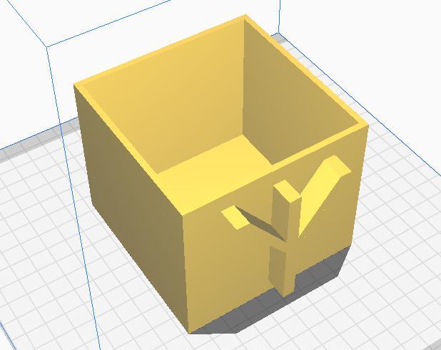 Algiz Rune Box/Planter