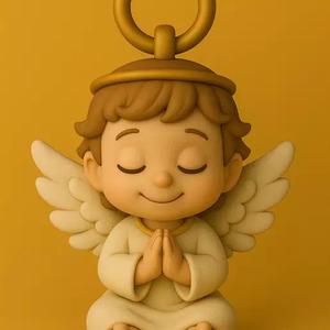 Serene Angel Charm