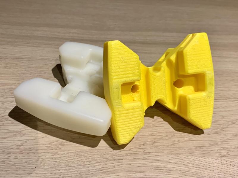 New Holland grape harvester skid