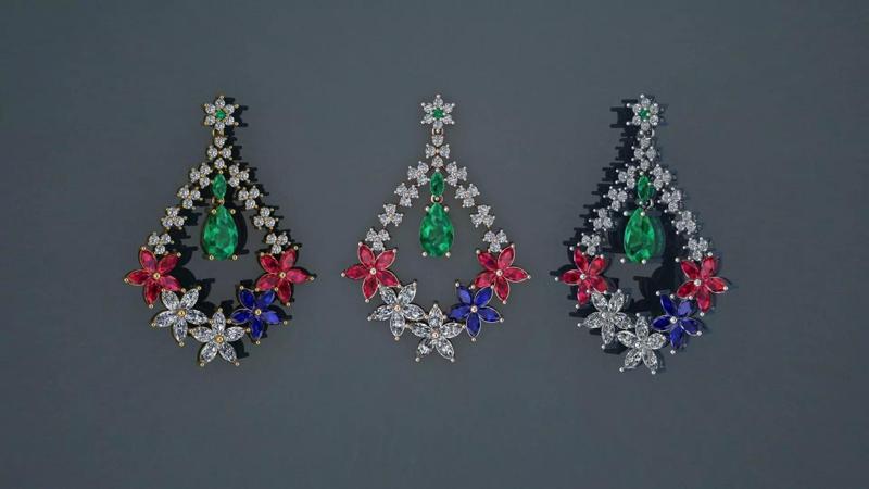 Pendant jewelry 3D model - Star Islands