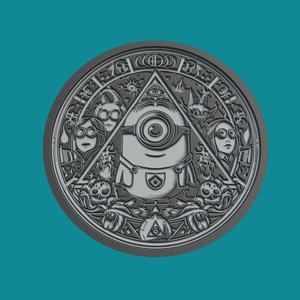 Minions Print Model Minions Medallion Minions Wall Decor