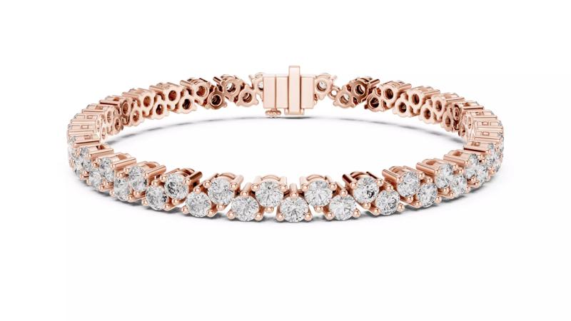 Tennis Bracelet 3dm stl renders Animation video details