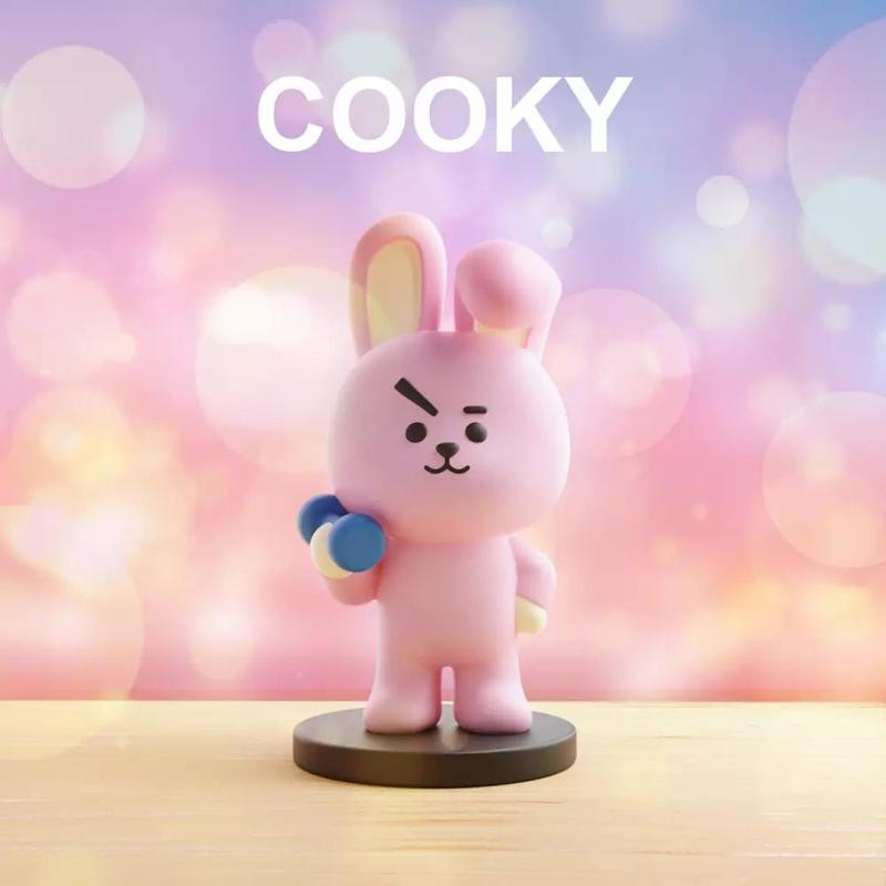 COOKY BT21 BTS 3D Printable Figure Cute Kpop Fan Toy