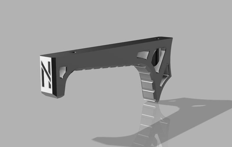 Flat M-LOK Foregrip for Airsoft