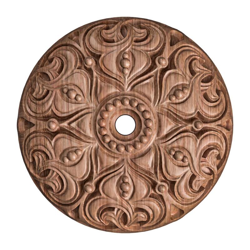 Rosette No. 035 - Stylized Floral Arabesque STL for CNC and 3D Printing