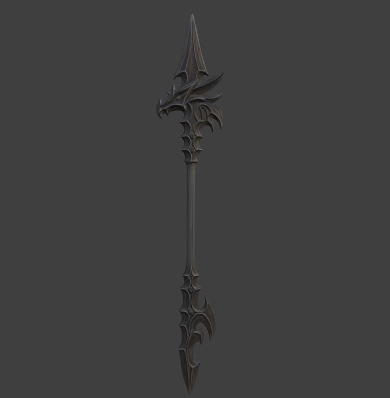 Dragon Spear-Staff