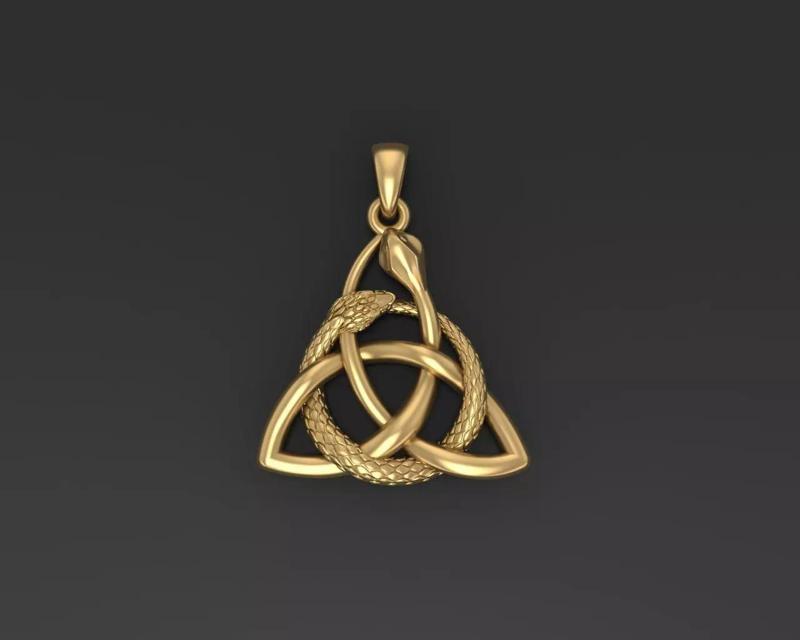 Trinity Knot Pendant Father and Son Celtic Knot