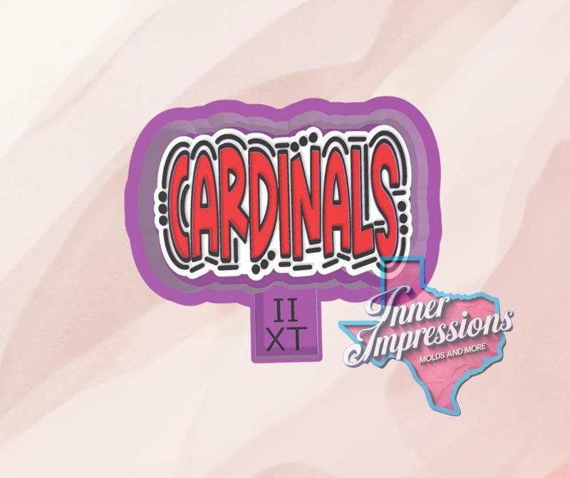 Cardinals Freshie Mold