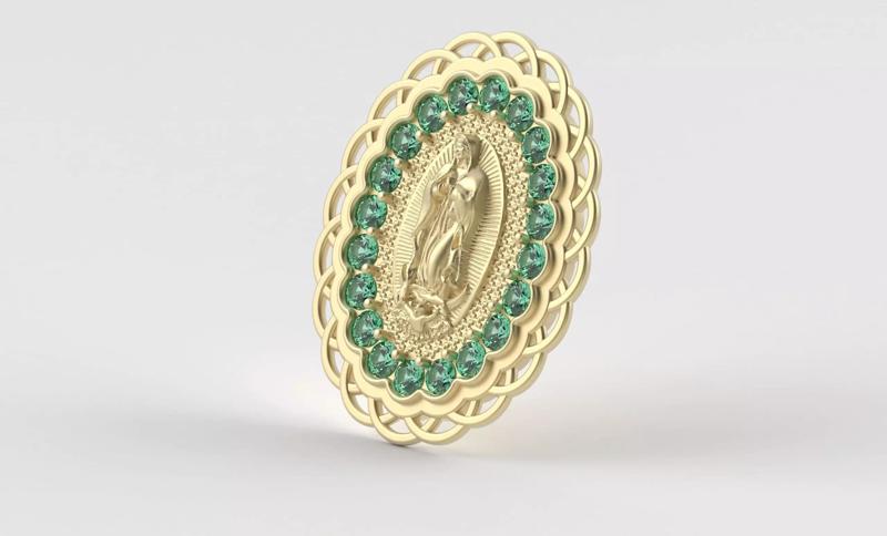 Virgin of Guadalupe Medal or Pendant