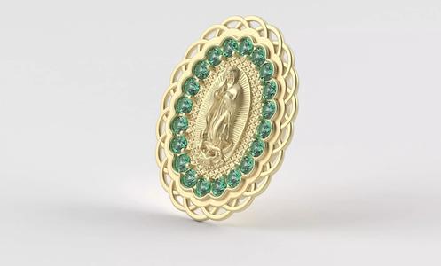 Virgin of Guadalupe Medal or Pendant