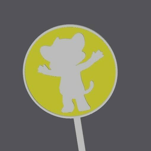 Cupcake Topper - Cry-babies Duo -