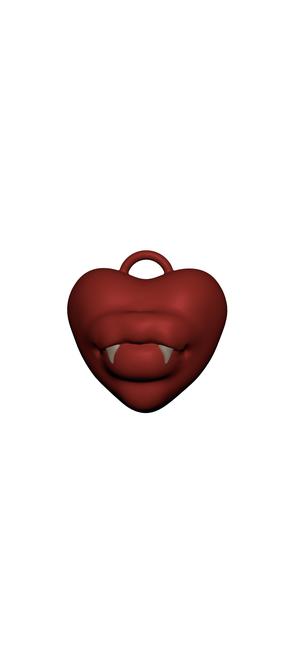 Vampy Lips Keychain