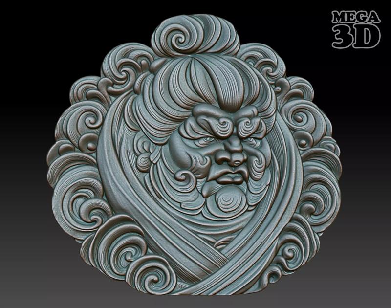 Sumo Wrestler basrelief 08 240802