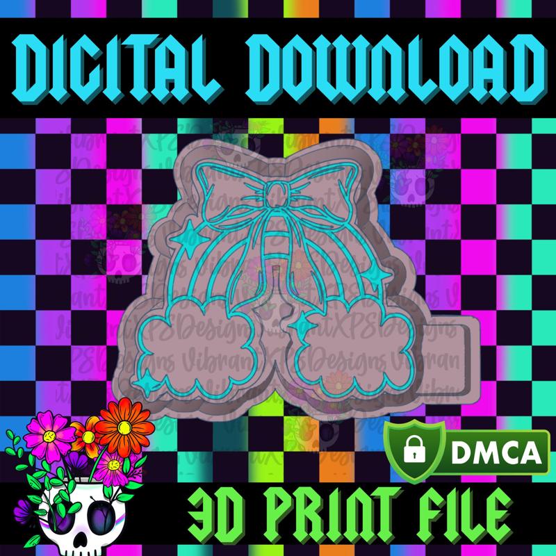 RainBOW Stars STL Freshie Housing