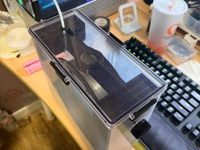 干燥箱上部分添加圆形温度计