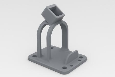 Modular camera / drone support - FreeCAD STEP & STL