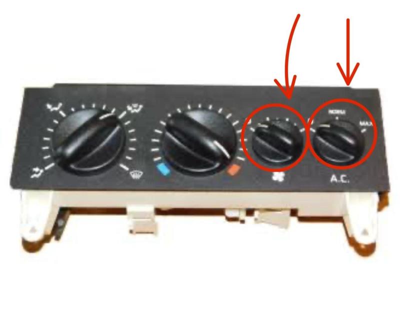 Renault Clio 1 (1991-1998) Clima Button