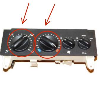 Renault Clio 1 (1991-1998) Heater Clima Button