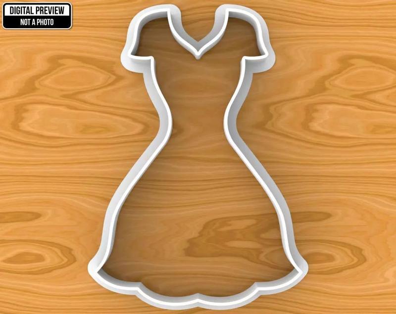 Wedding Dress Cookie Cutter