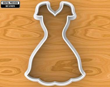Wedding Dress Cookie Cutter