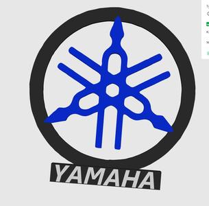 Standing yamaha logo