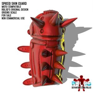 Spiked Shin Guard for action figures