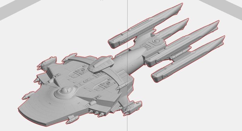 Couer deLion class - star trek federation battlecruiser